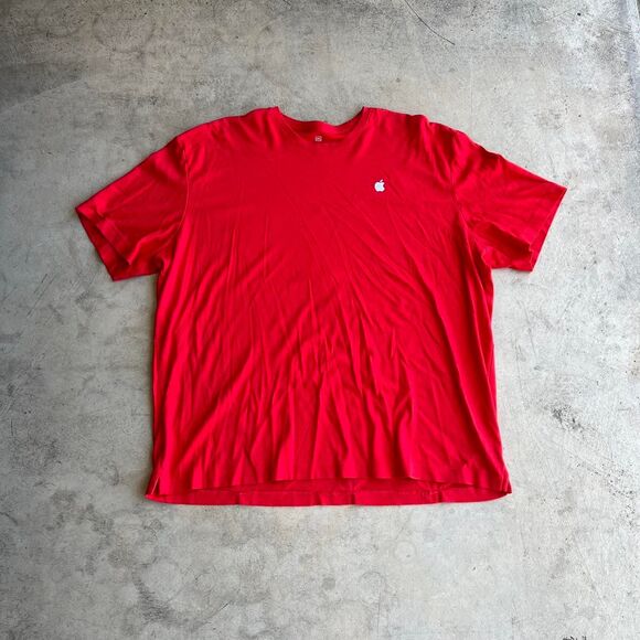 Apple Worker issued Tee red short sleeve mens size XXL - Picture 1 of 2